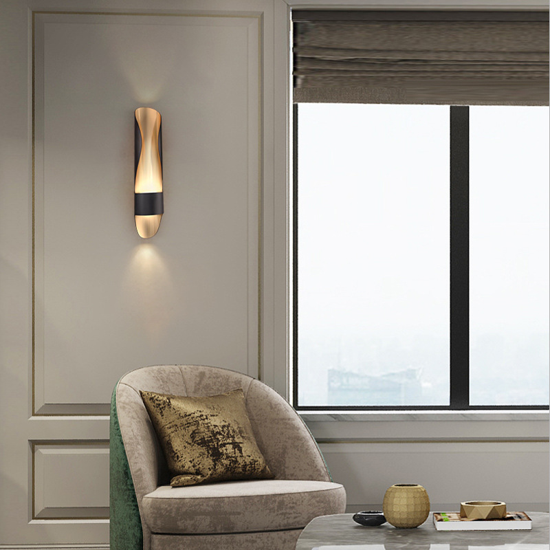 Gold Wall Mounted UplightersofApplication Wall Light With Cord