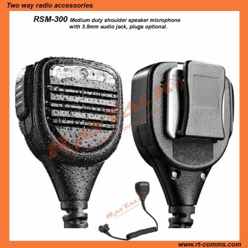 Light Duty Speaker Microphone with The Volume Control Knob for Walkie Talkie and Two-Way Radio