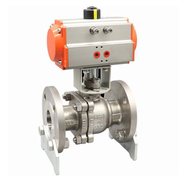Pneumatic Ball Valve PN16 150LB Stainless Steel Control Valve