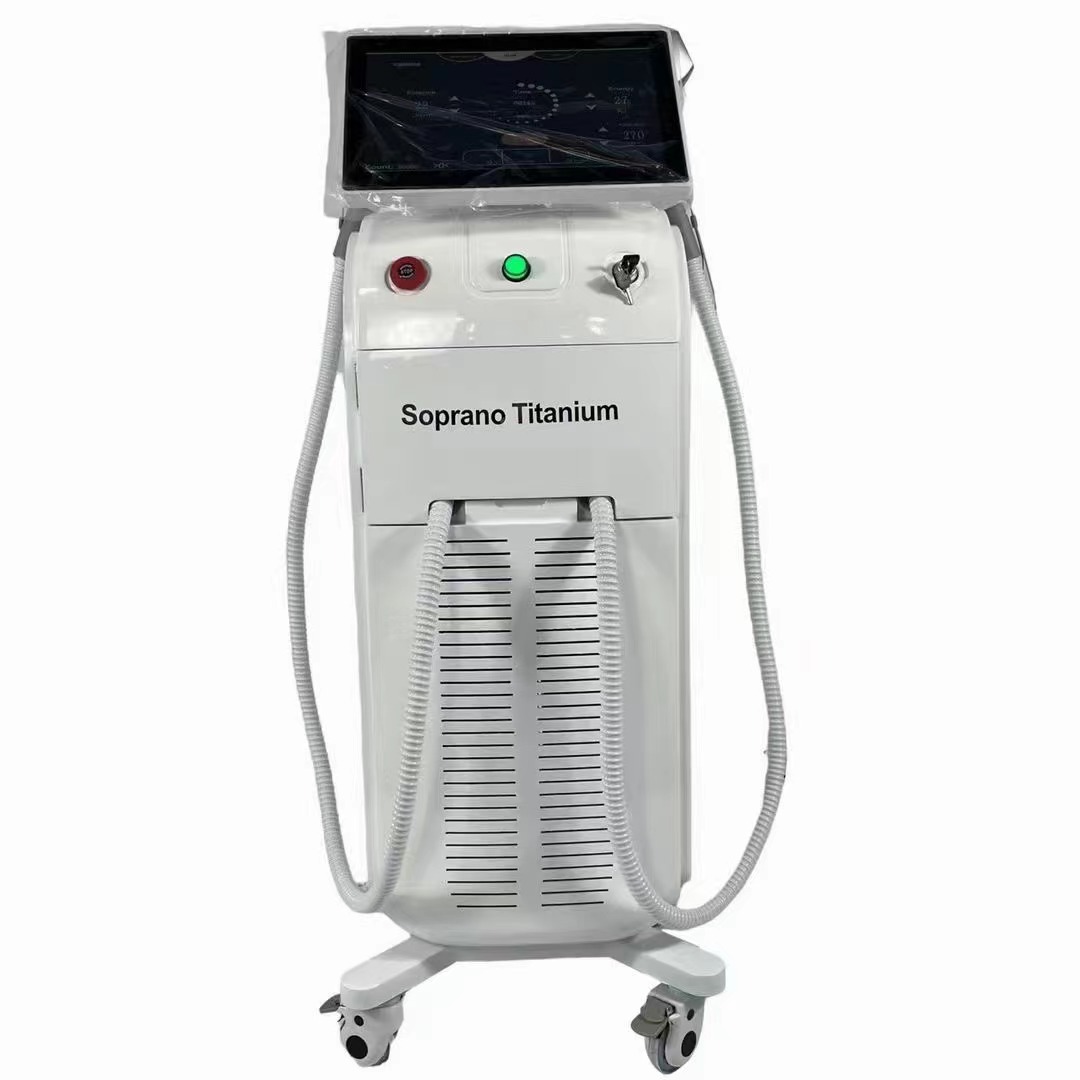 High Power diode 755 808 1064 ice platinum titanium soprano permanent laser hair removal machine