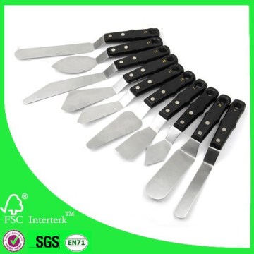 hot selling professional plastic palette knife set