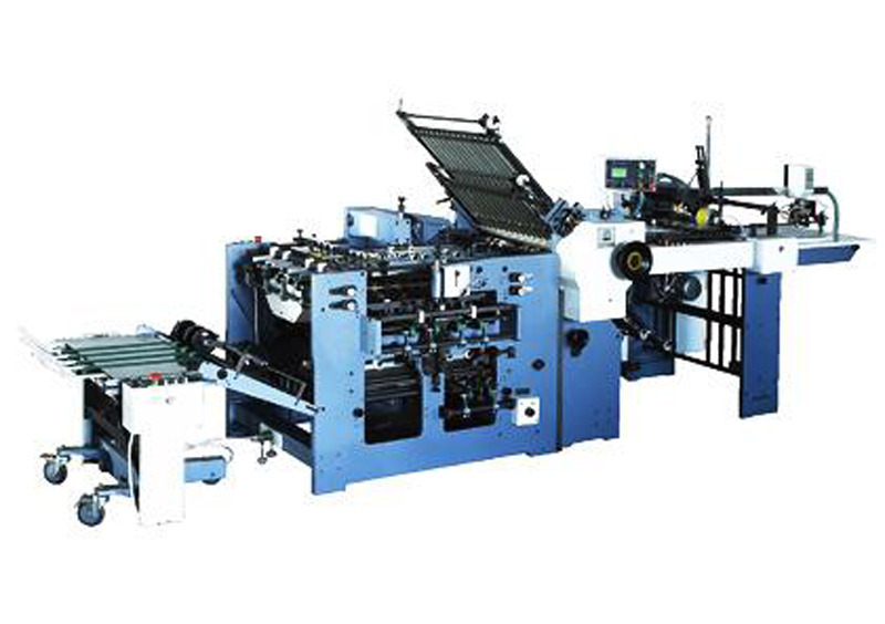 Pliegue de papel y pliegue y perforación de la máquina (ZYH660D)