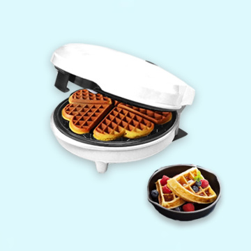 Fabricante de waffles em forma de coração de alta qualidade e fabricante de panquecas para utensílios domésticos: mini utensílios de cozinha elétricos
