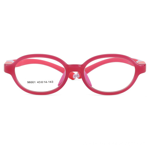 Unbreakable Ultralight Silicone Kids Eyeglass Frames: Safe and Flexible Optic Glasses for Boys and Girls