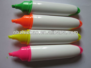 Classic flat highlighter, XSG Highlighter marker pen set pvc bag packing & card packing
