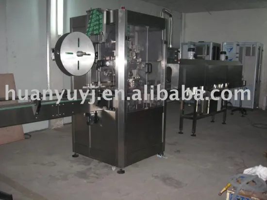 Automatic shrink labeling machine