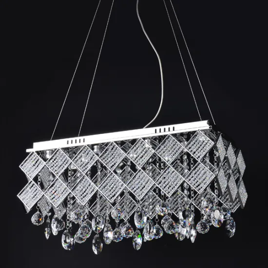 modern crystal pendant light chandelier hanging led lamp