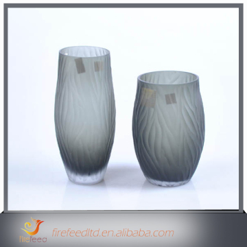 2015 New Design High Quality Antique Black Glass Vase