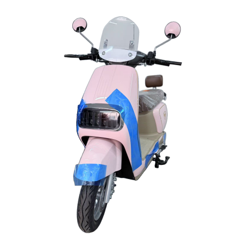 Electric Scooter with Small Windshield