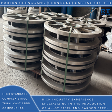Heavy Duty Cast Steel Idler for Railway Systems