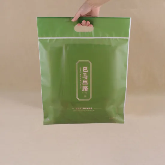 plastic zipper bag with handle