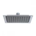 Square Black High Pressure rainfall shower head