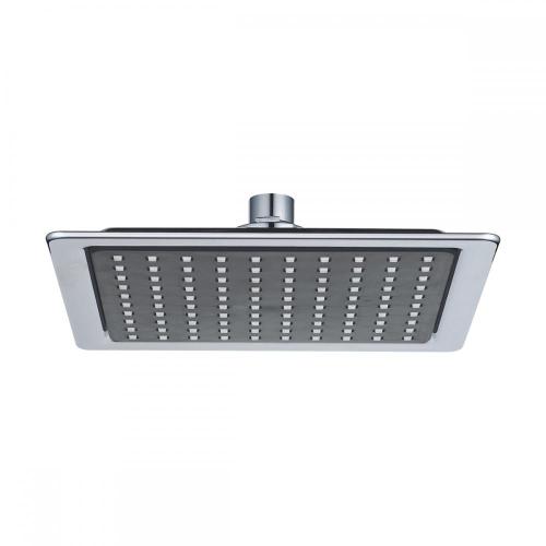 High pressure square chrome plated overhead shower head