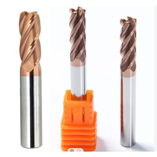 Flat End Mills Cutting Tools Carbide Corner Radius