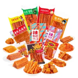 Viral Sensation Spicy Gluten Snack Set – Magic Silk Latiao + Latiao Sticks + Da Dao Rou – Irresistibly Addictive, Taste of Child