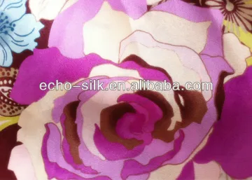 screen print silk cotton fabric for dress