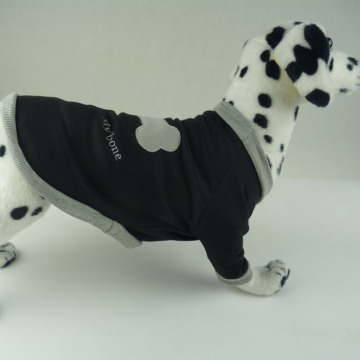 Bone pattern warm dog clothes puppy hoodie