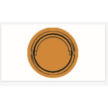 Round Shape Double Grid Strain Gauge