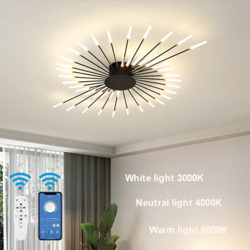 OEM retro akrilik LED LEAILE Lampu langit -langit LED modern