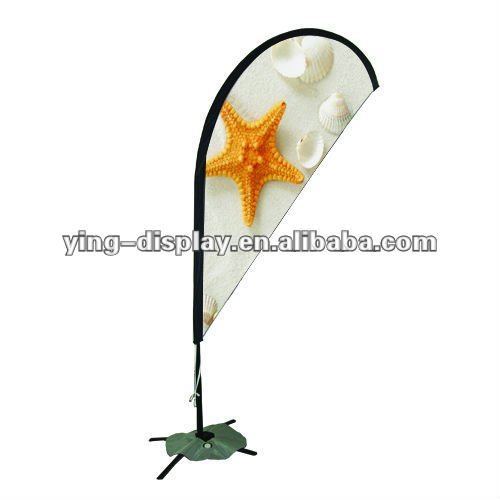 aluminum beach flag pole with water bag