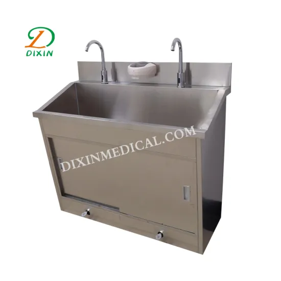 Medical  Wash Steel Sink With Foot Pedal