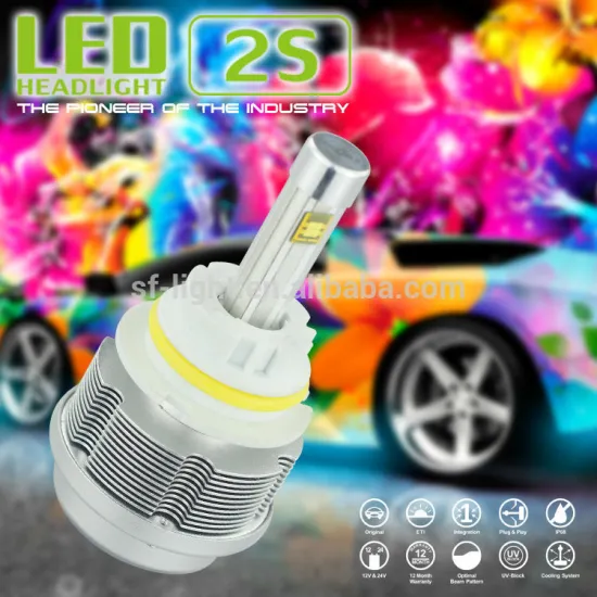 New Generation 2S led car Lamp 6000k 3000lm 30w bulb lamp 9004 car led headlight