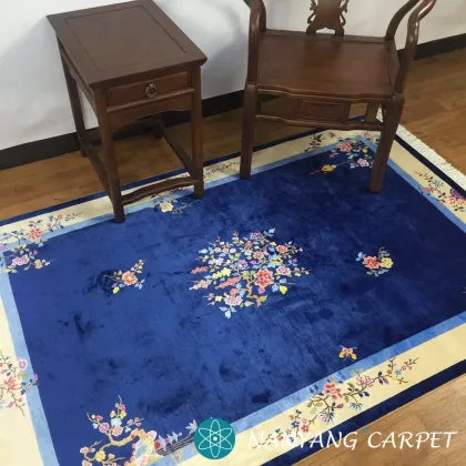 4'x6' Hand Knotted Chinese Oriental Silk Rug