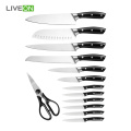 13 pcs Kitchen Knife Set With Acacia Stand