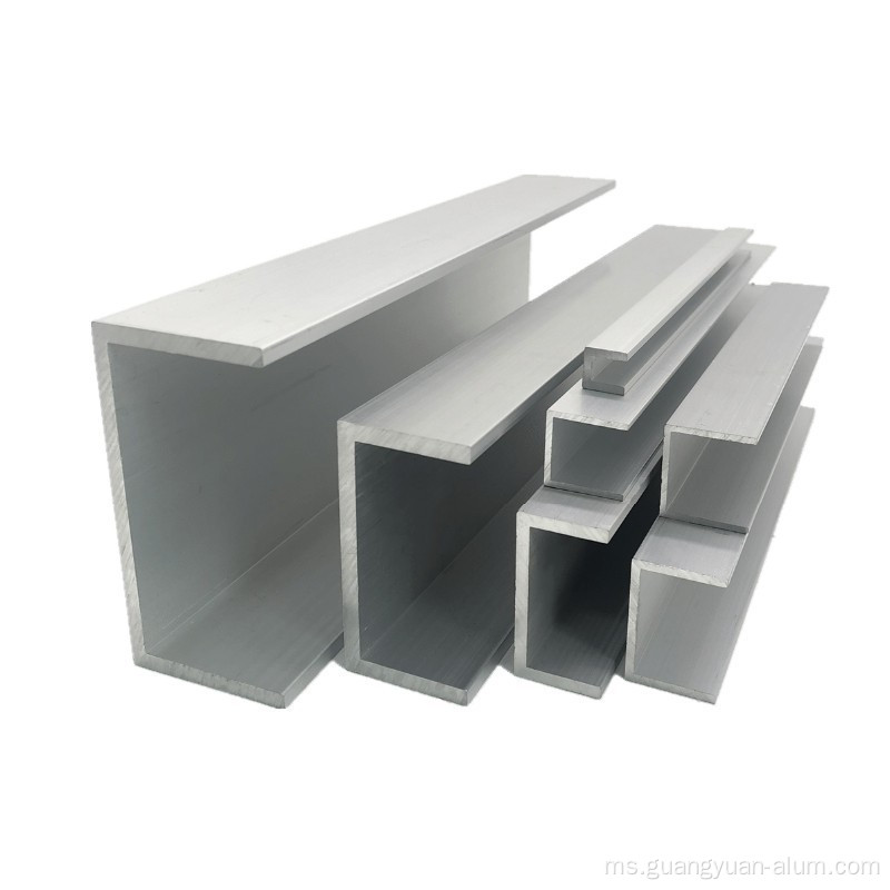 Profil aluminium saluran u