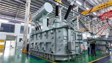 Transformator Belitan Ganda Tiga Fasa 330kV dengan Regulasi Tegangan Tanpa Eksitasi