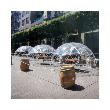 Spherical Steel Structure Dome Tent for Outdoor Camping and Events