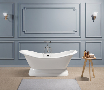 72 Inch CUPC Vintage Classical Cast Iron Bathtub