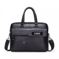 Classic Black Work Bag Laptop Messenger Bag