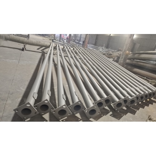Q235 galvanized street lighting pole light post