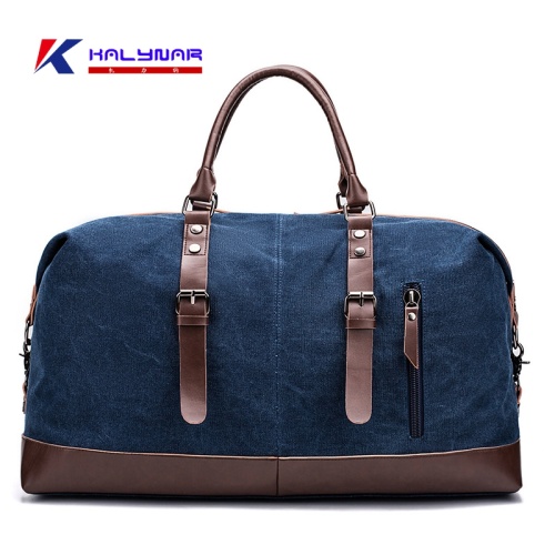 Men&#39;s Travel Weekender durante a noite Bolsa de Duffel