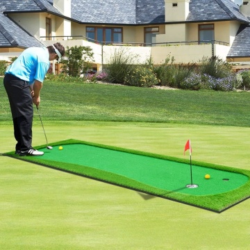 Upgraded Golf Practice Mat: Combining Rough Turf and Putting Green