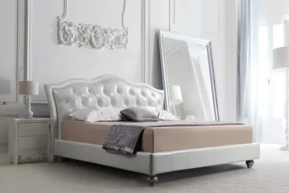 Shinny Deluxe Leather Bed