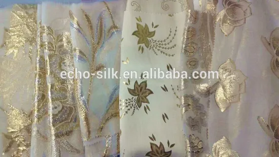 variety silk sliver fabric, silk metallic fabrics