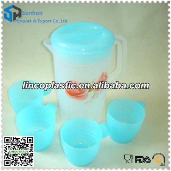 Promotion 1.75L PP plastic water jug set