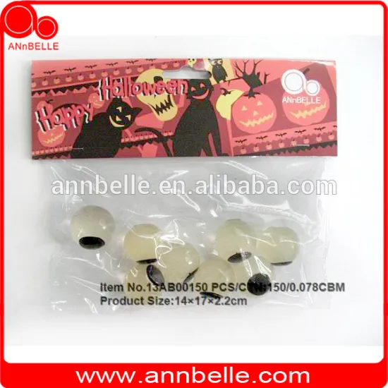 ANnBELLE 8 pcs halloween products Prank toys scary toys halloween 3d eyes
