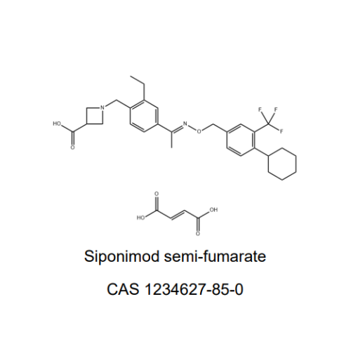 CAS No.1234627-85-0 SIPONIMOD FUMARATE