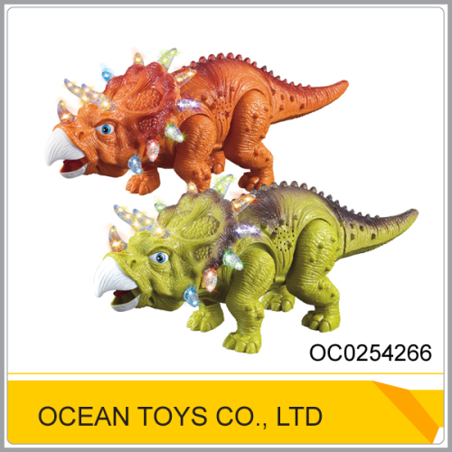 Plastic electric cartoon touch big dinosaur toys OC0254266