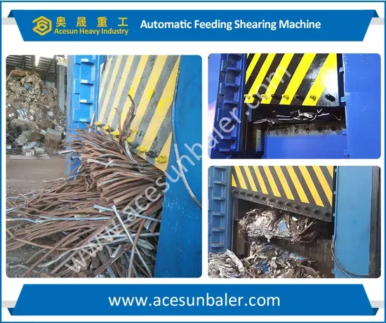 Hydraulic Metal Shear Press for Factory Use