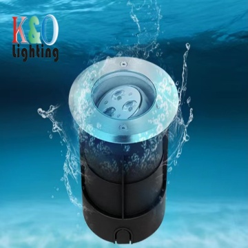 2024 New RGB Waterproof IP67 Ground Recessed Adjustable Beam Angle Garden Pool Light