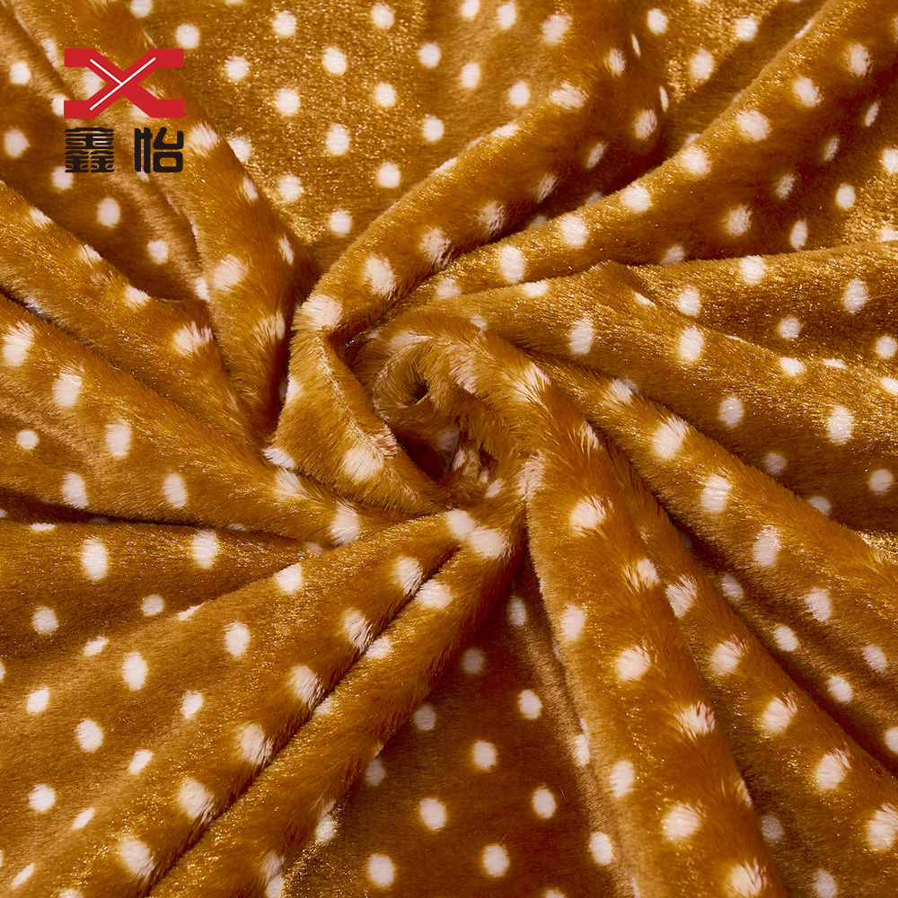 Plush Printed Fabric