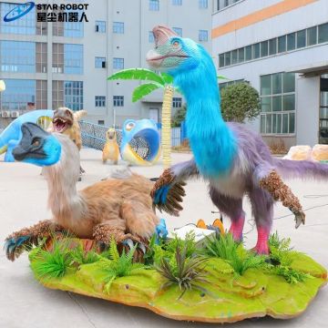 Animazione di dinosauro di Oviraptor lifelente