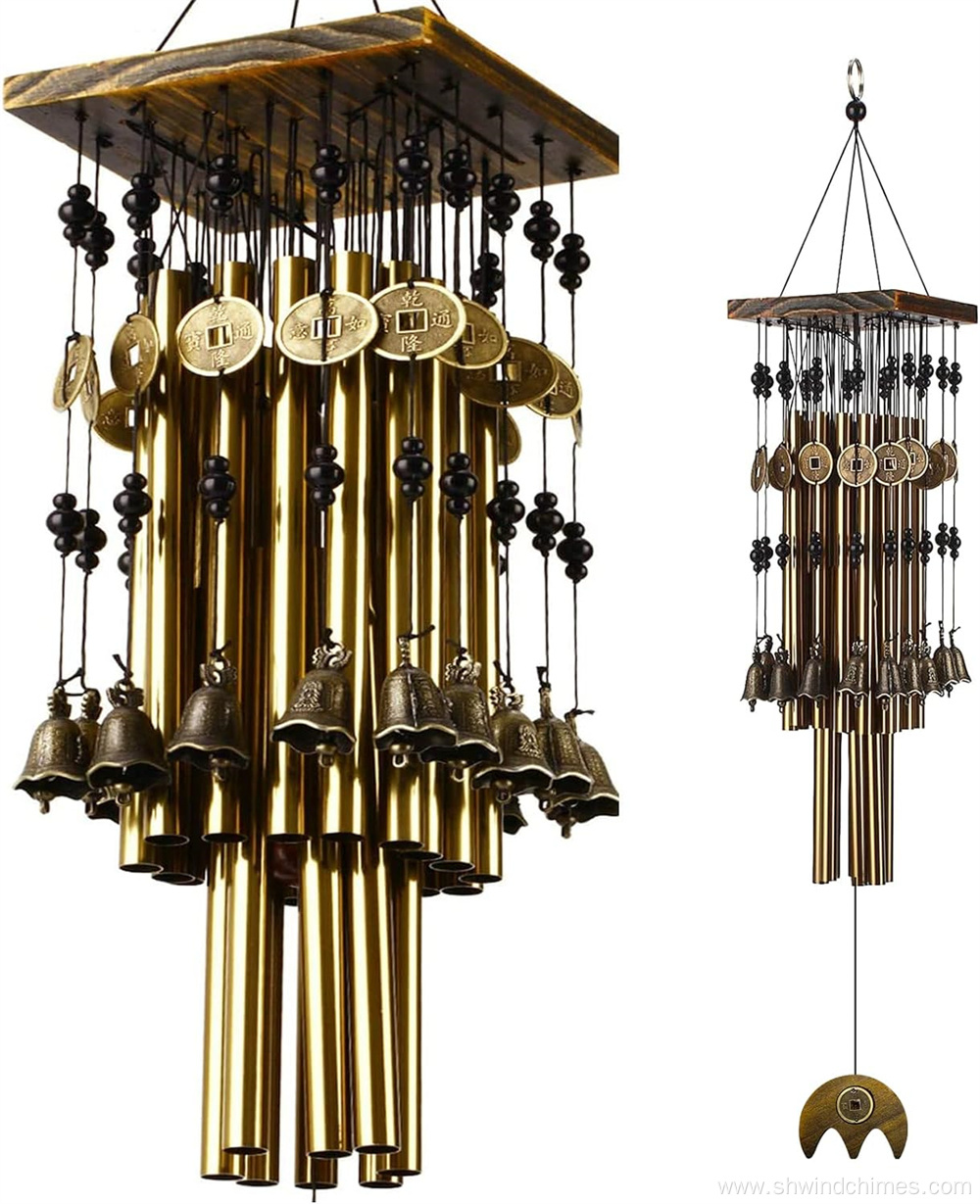 Large Outdoor Copper Wind Chimes for Garden Decoration