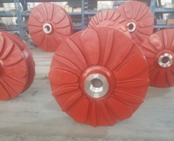 rubber slurry pump impeller design