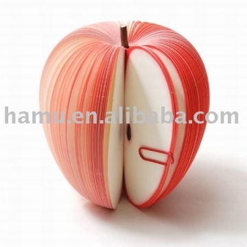 fruit-apple self stick note