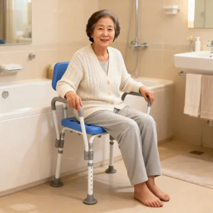 Safe and Sturdy Bath Chair for Older Adults
